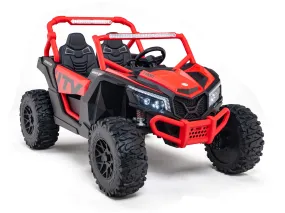 24V Ridington MAX-R All Terrain Ride-On Buggy with Remote - Red