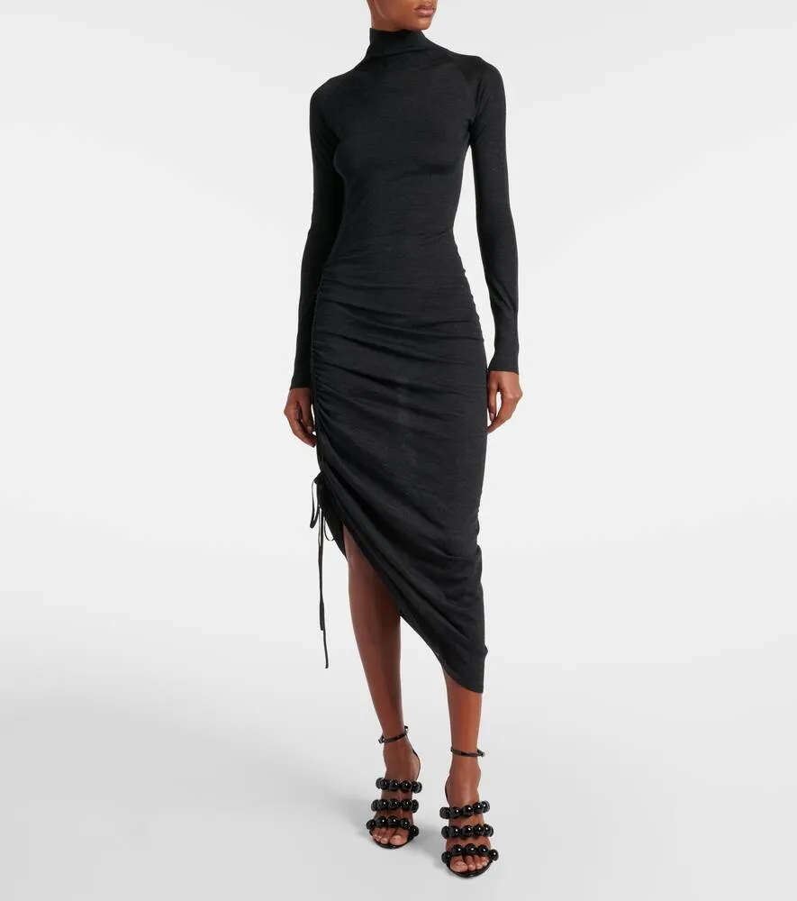 Alaia La Bombe 90 patent leather sandals