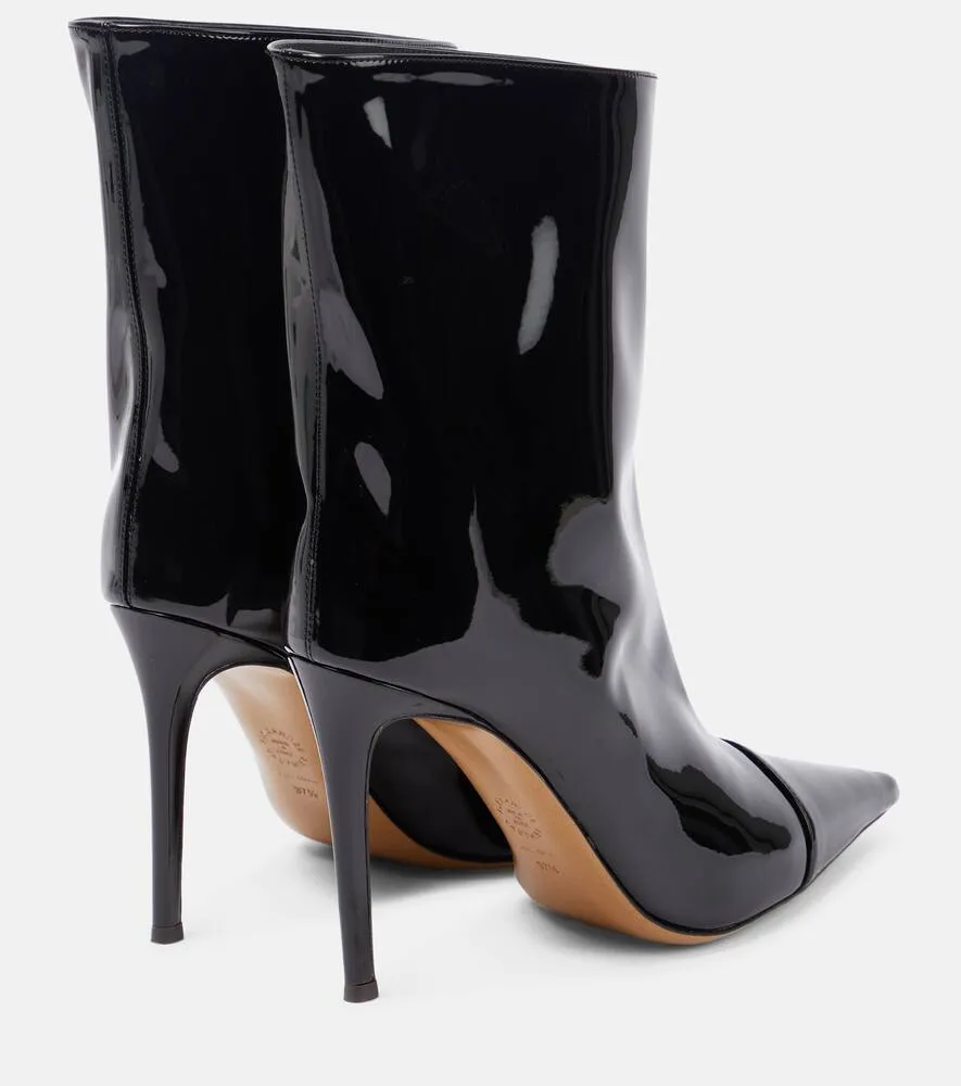 Alexandre Vauthier Patent leather ankle boots