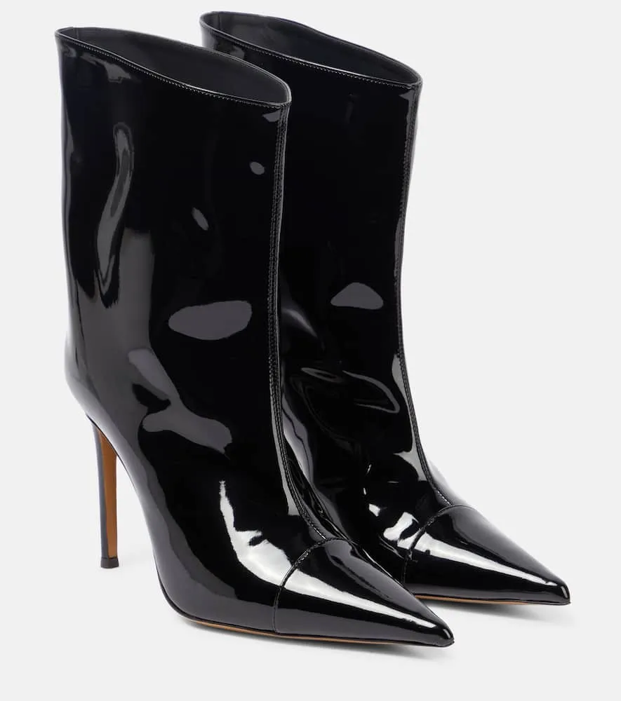 Alexandre Vauthier Patent leather ankle boots