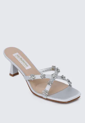 Alyssa Comfy Heels In Grey