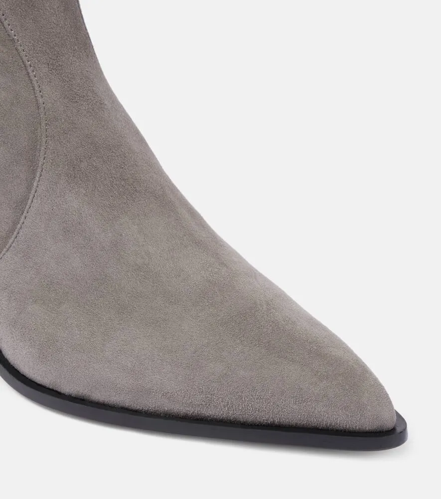 Aquazzura Brunswick 45 suede ankle boots