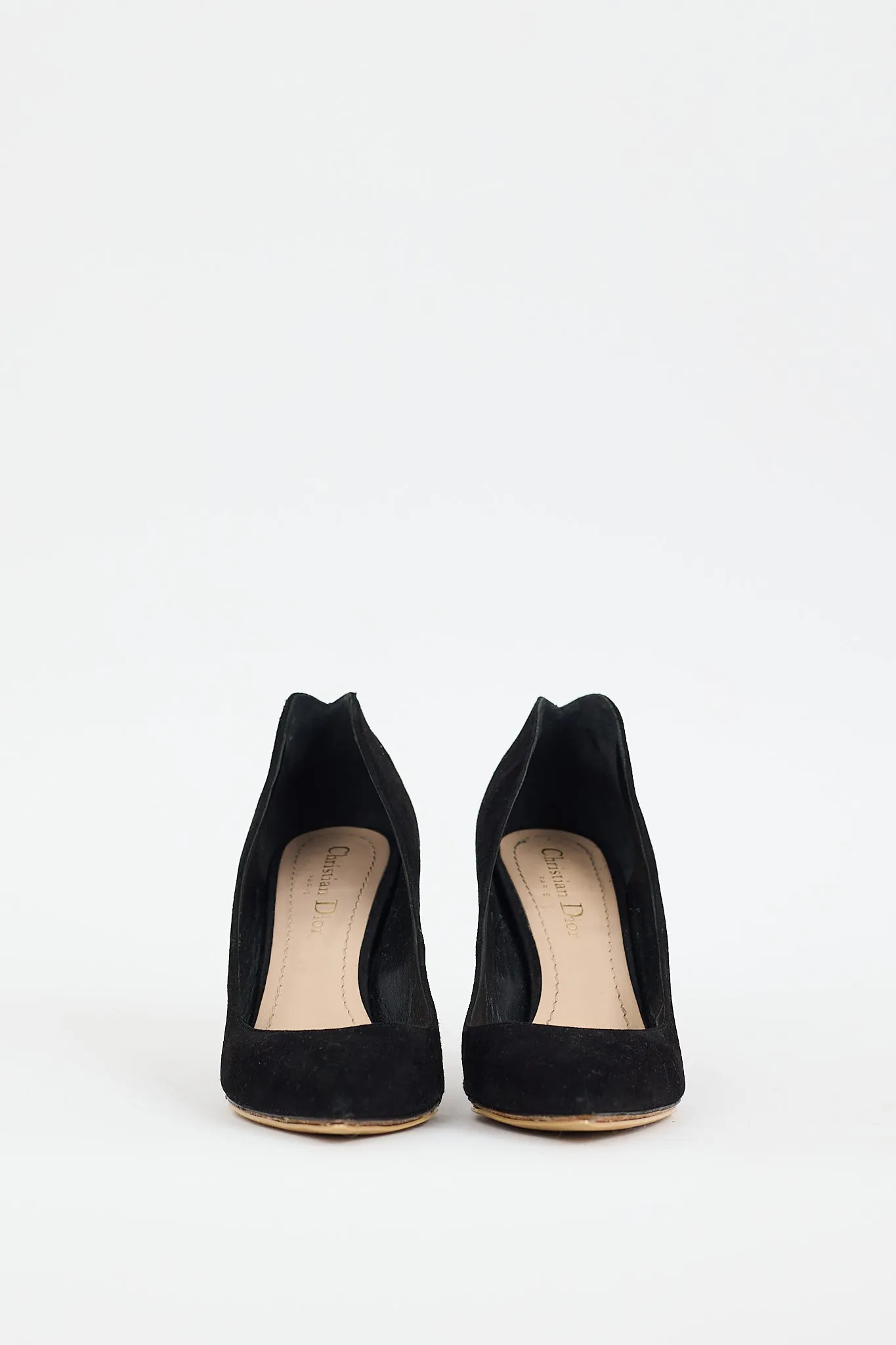 Black & Red Leather Dioramour Heel