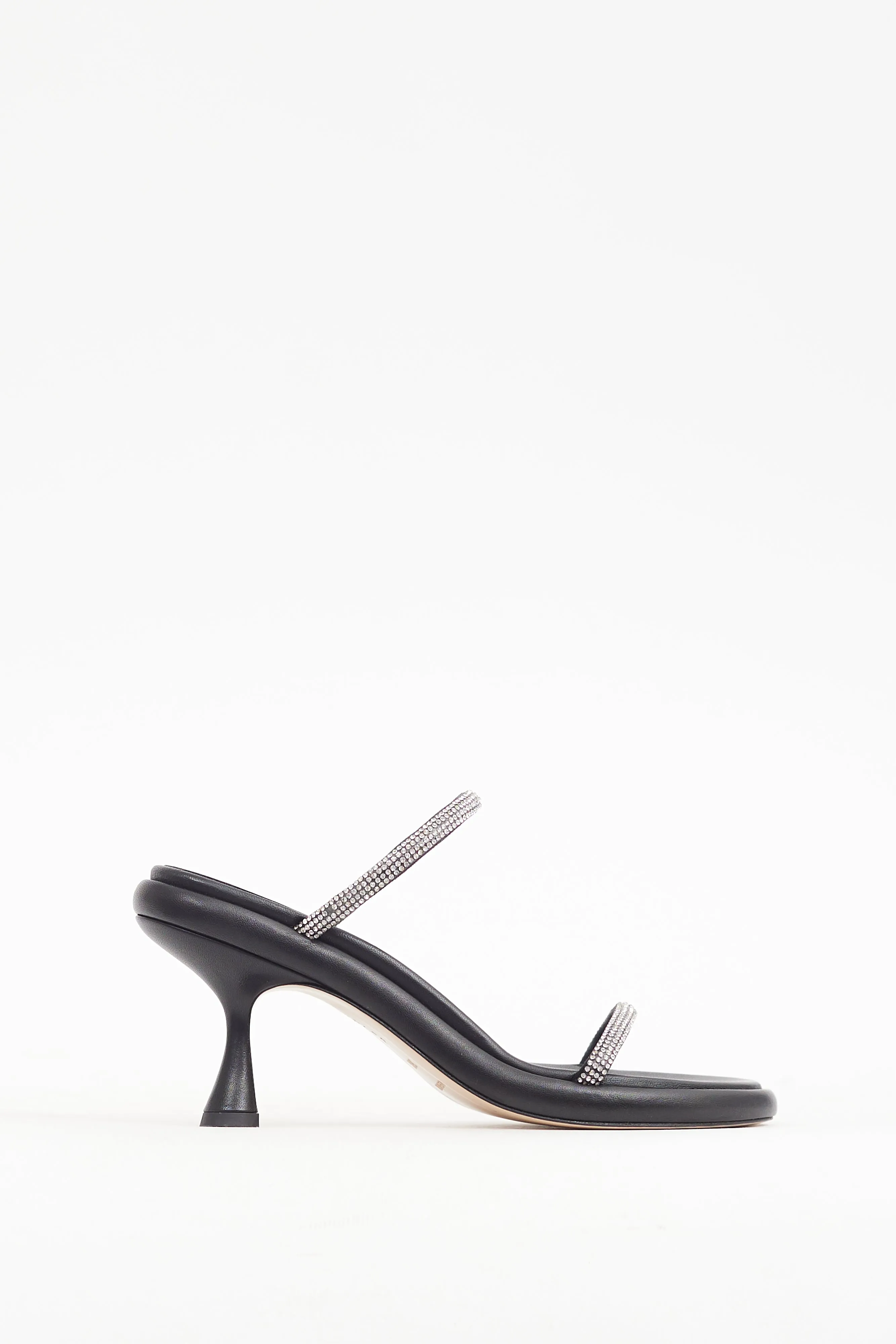 Black & Silver Strass Embellished June Heel