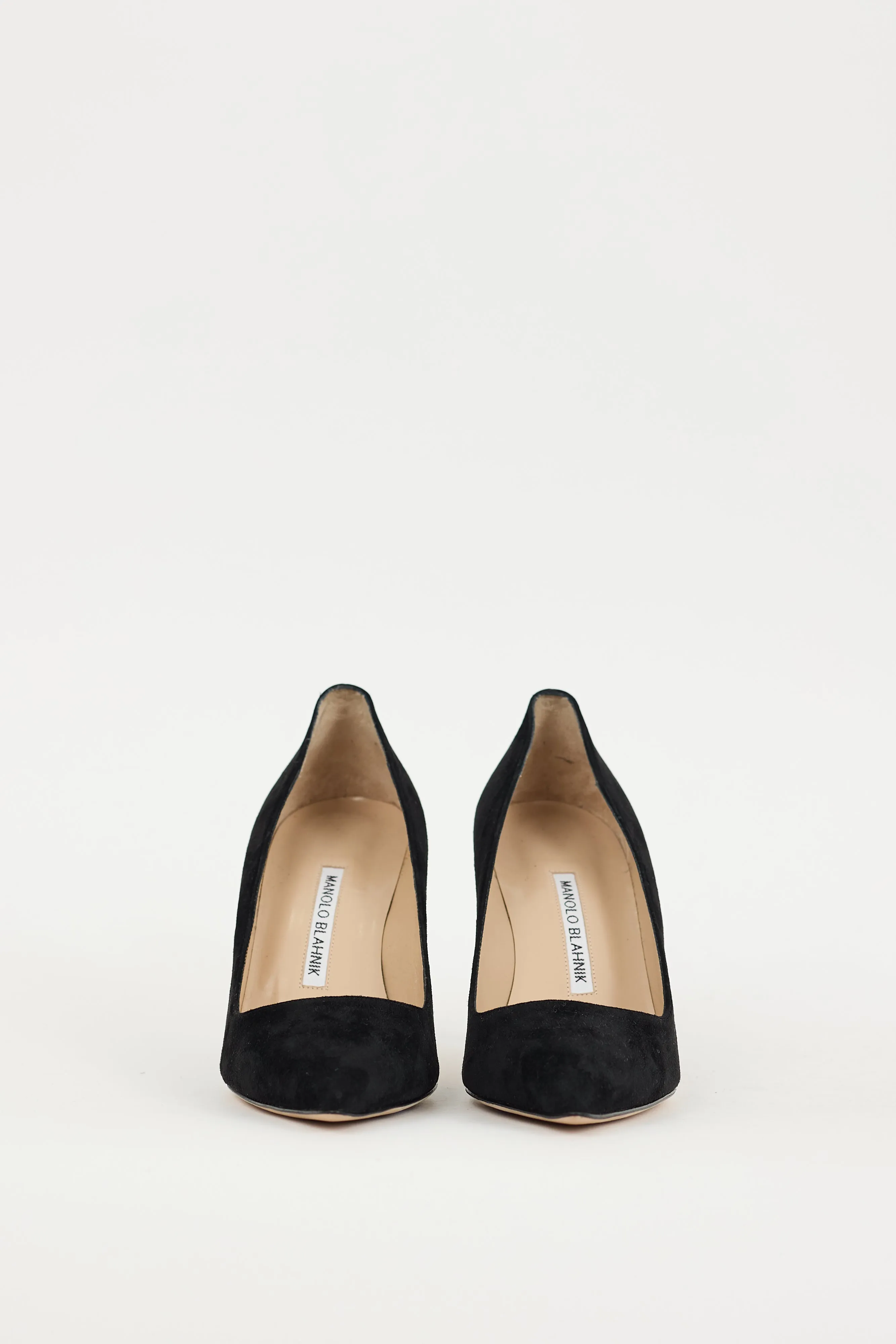 Black Suede BB Heel