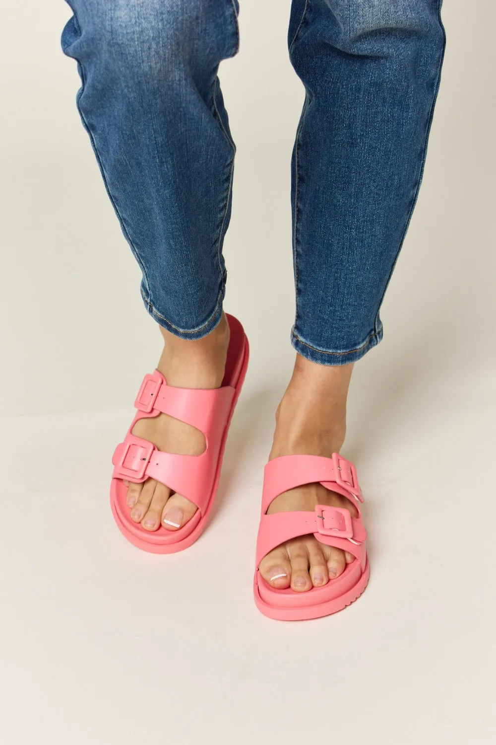 Buckle Open Toe Sandals