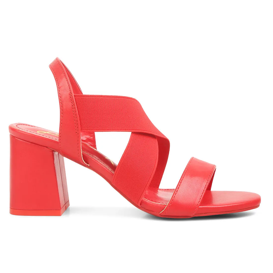 Comfortable Straps Block Heel Sandals