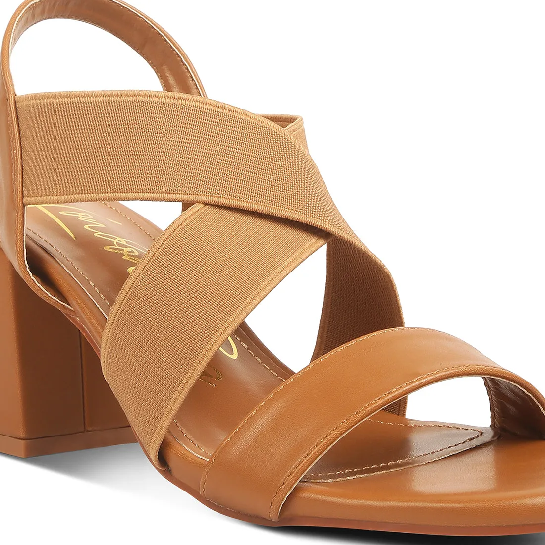 Comfortable Straps Block Heel Sandals