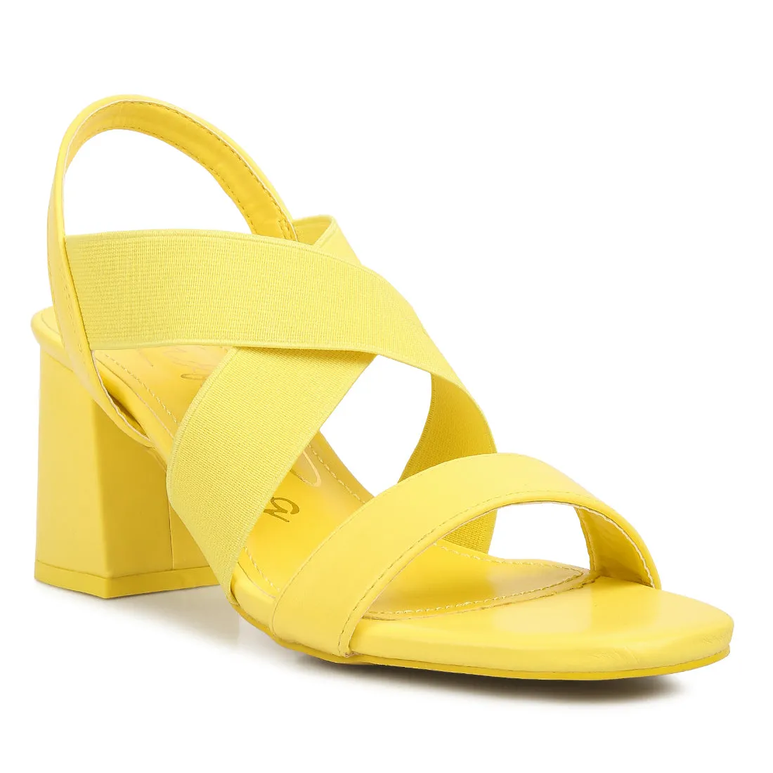 Comfortable Straps Block Heel Sandals