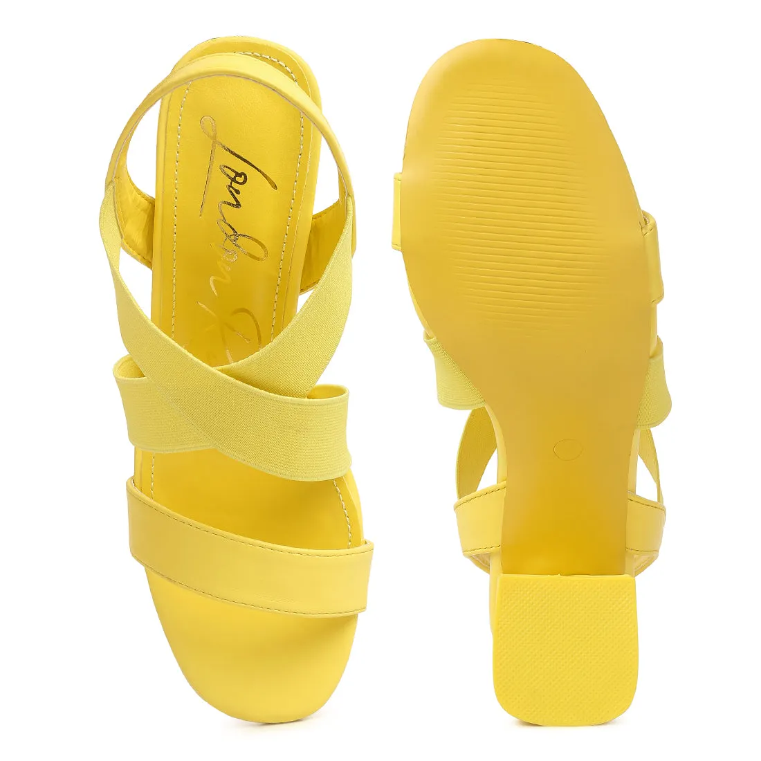 Comfortable Straps Block Heel Sandals
