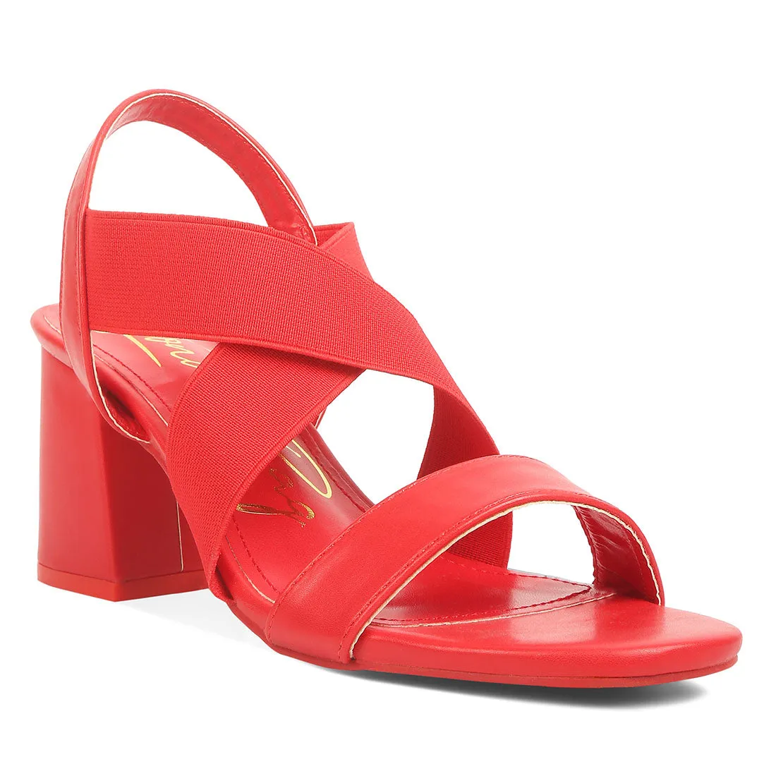 Comfortable Straps Block Heel Sandals