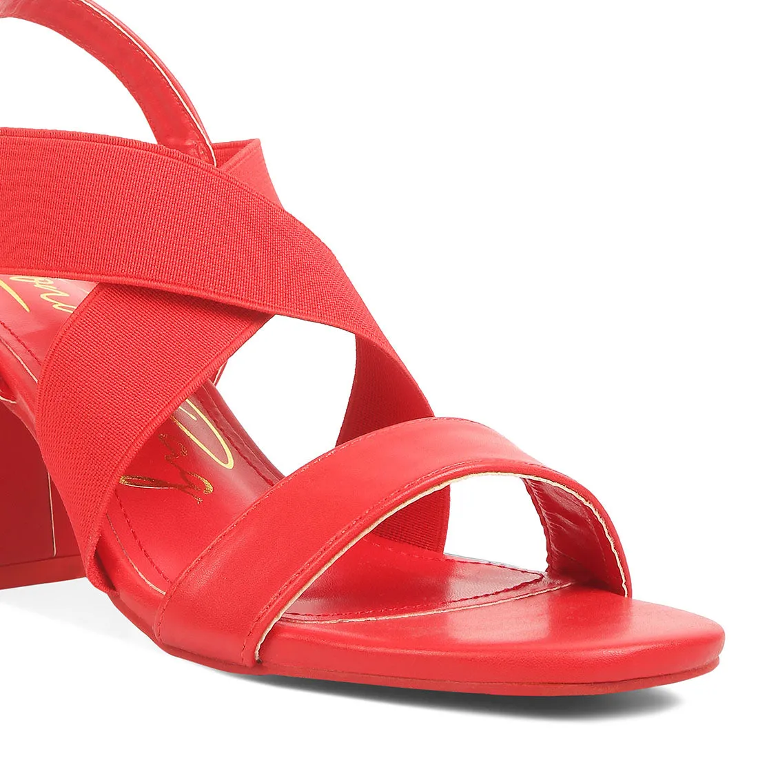 Comfortable Straps Block Heel Sandals