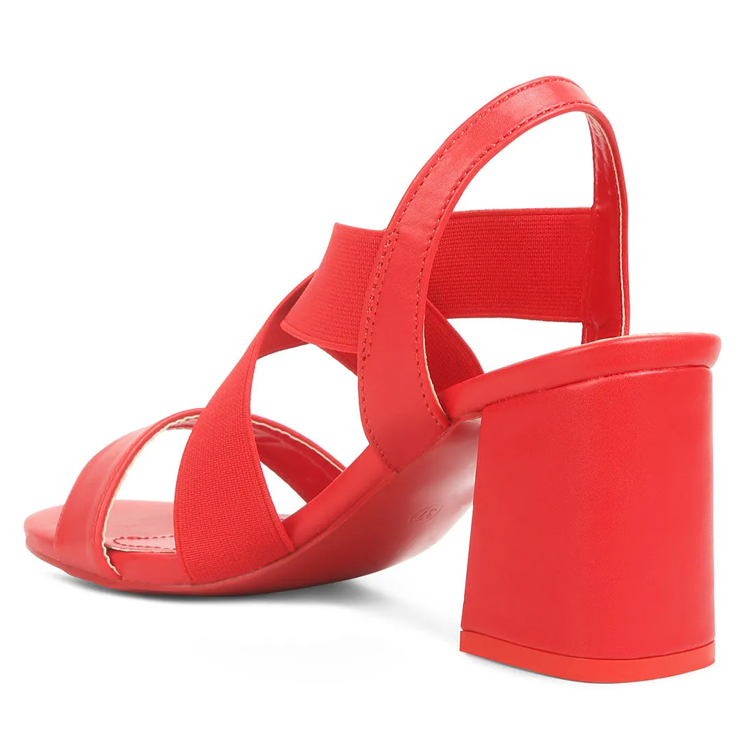 Comfortable Straps Block Heel Sandals