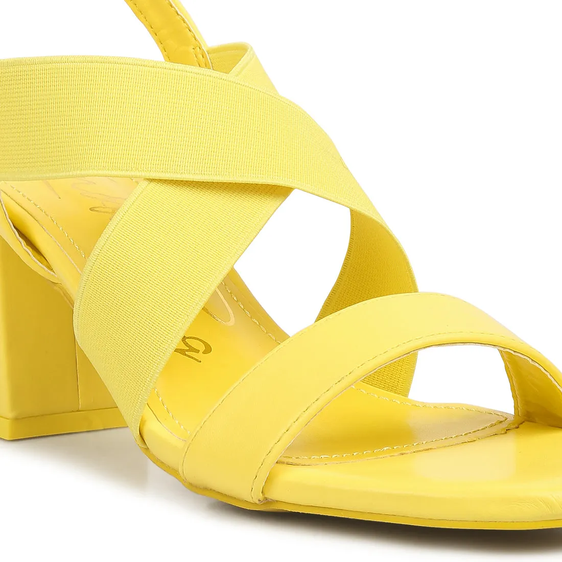Comfortable Straps Block Heel Sandals
