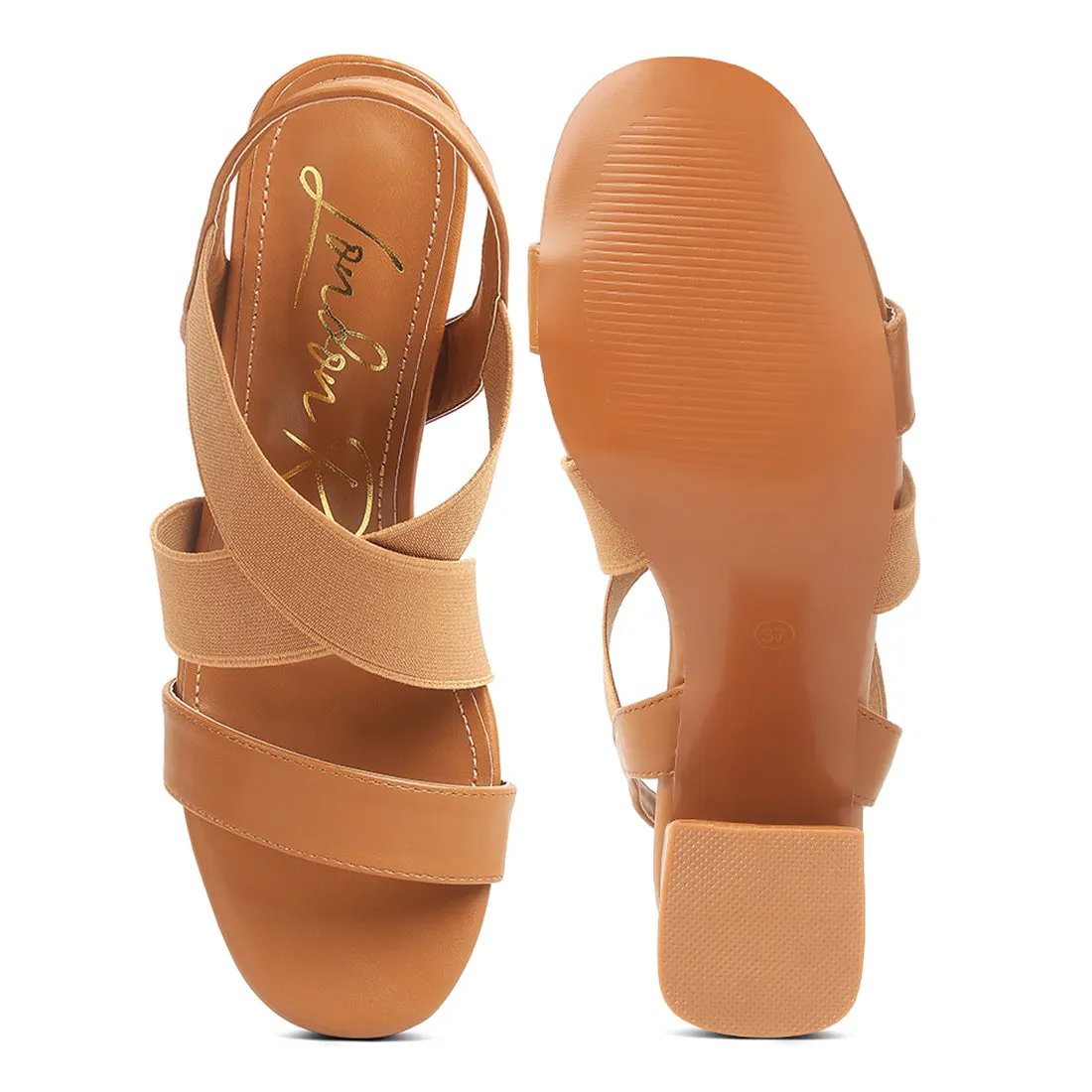 Comfortable Straps Block Heel Sandals