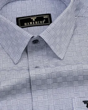Devon Black With White Box Premium Cotton Gizza Shirt