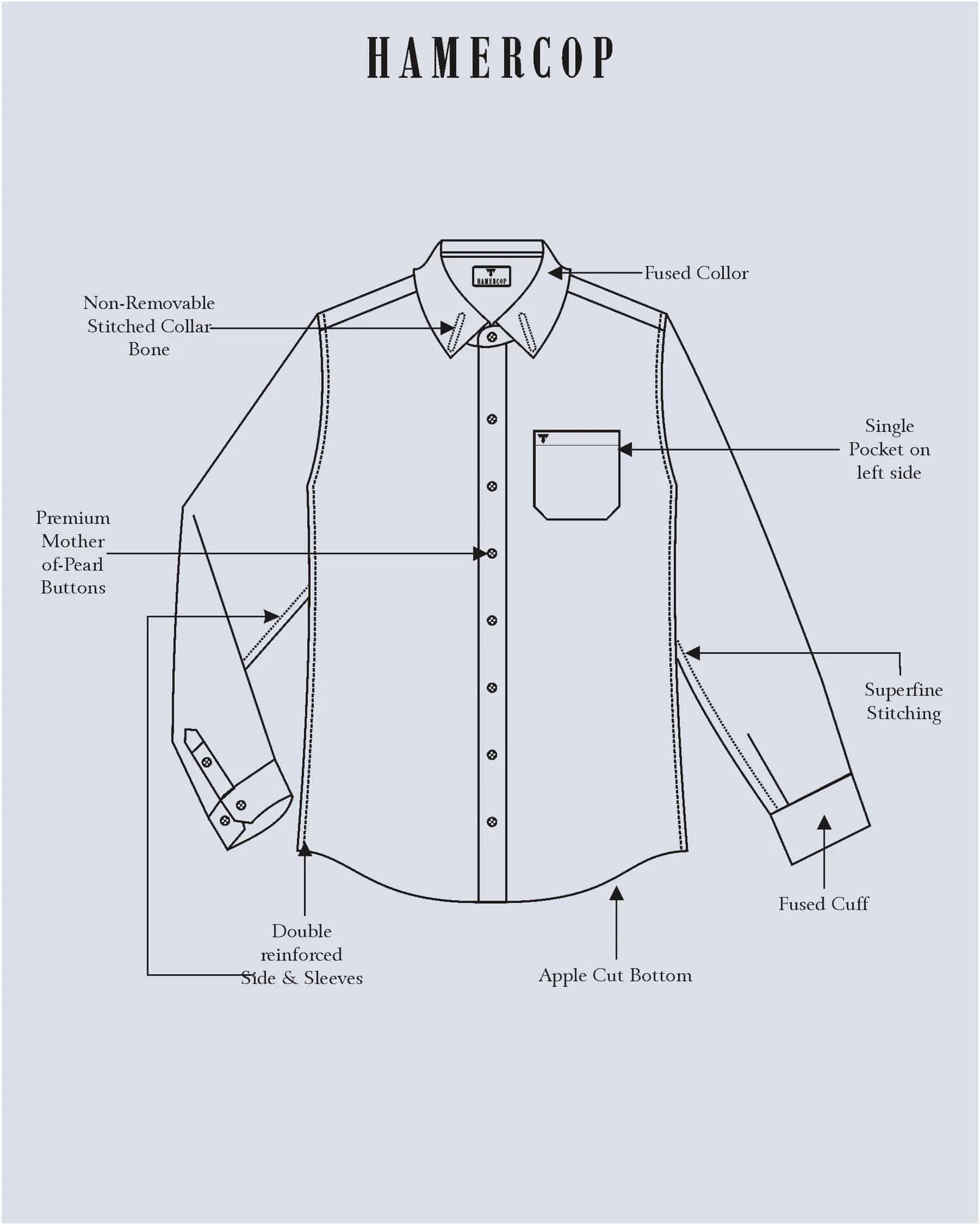 Devon Maroon With White Box Premium Cotton Gizza Shirt
