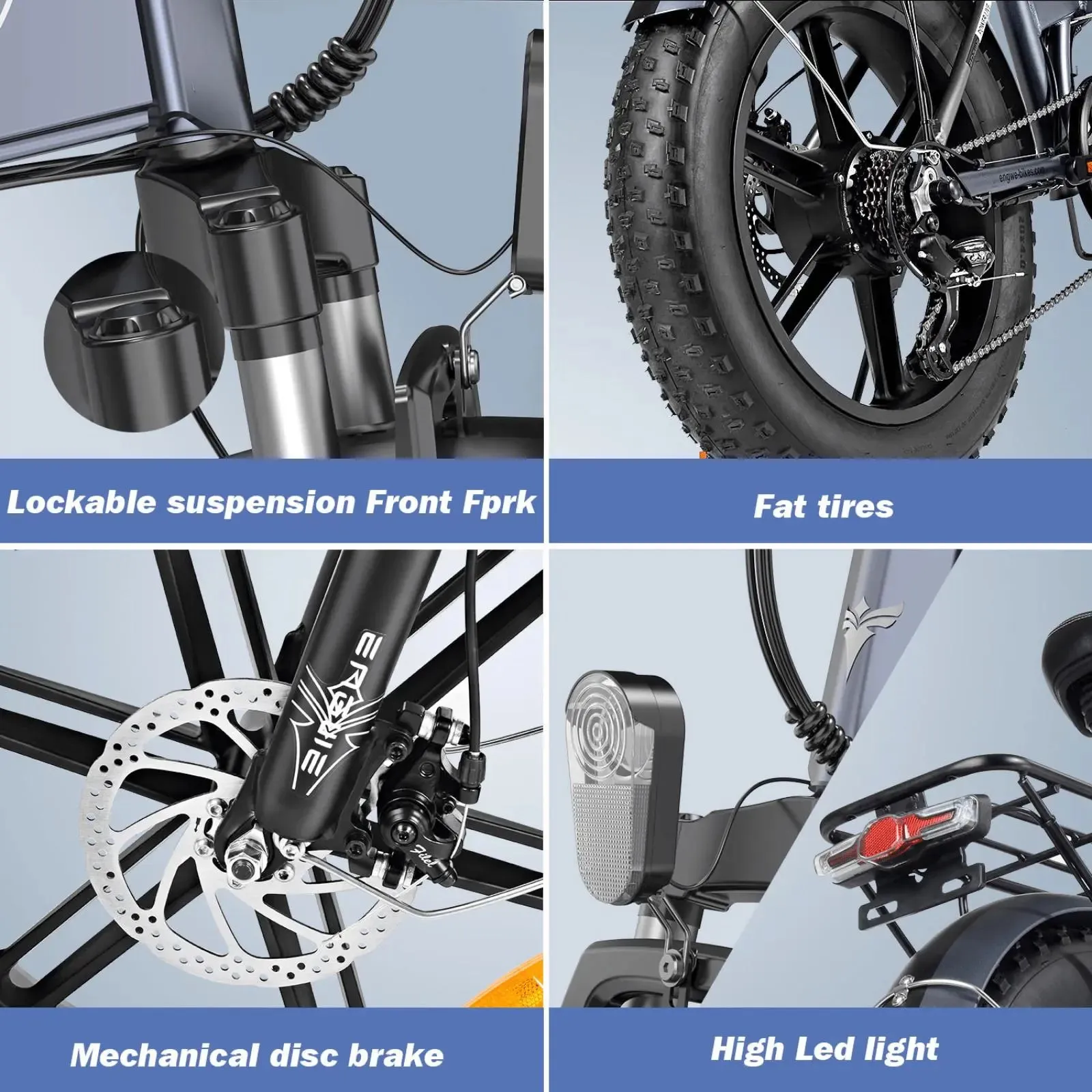 Engwe EP-2 Pro All Terrain Folding Electric Bike 250W/750W