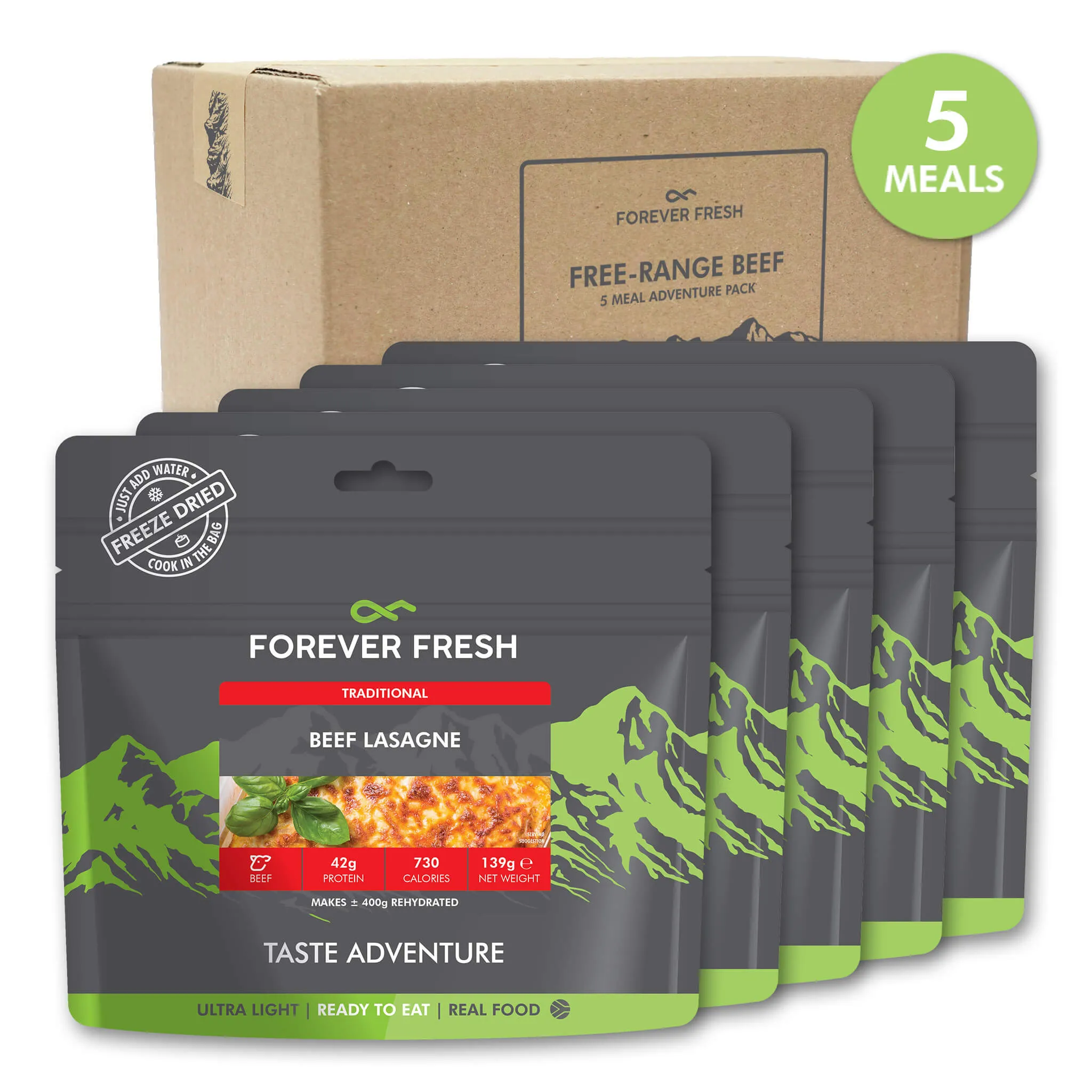 Free-Range Beef | 5-Meal Adventure Pack