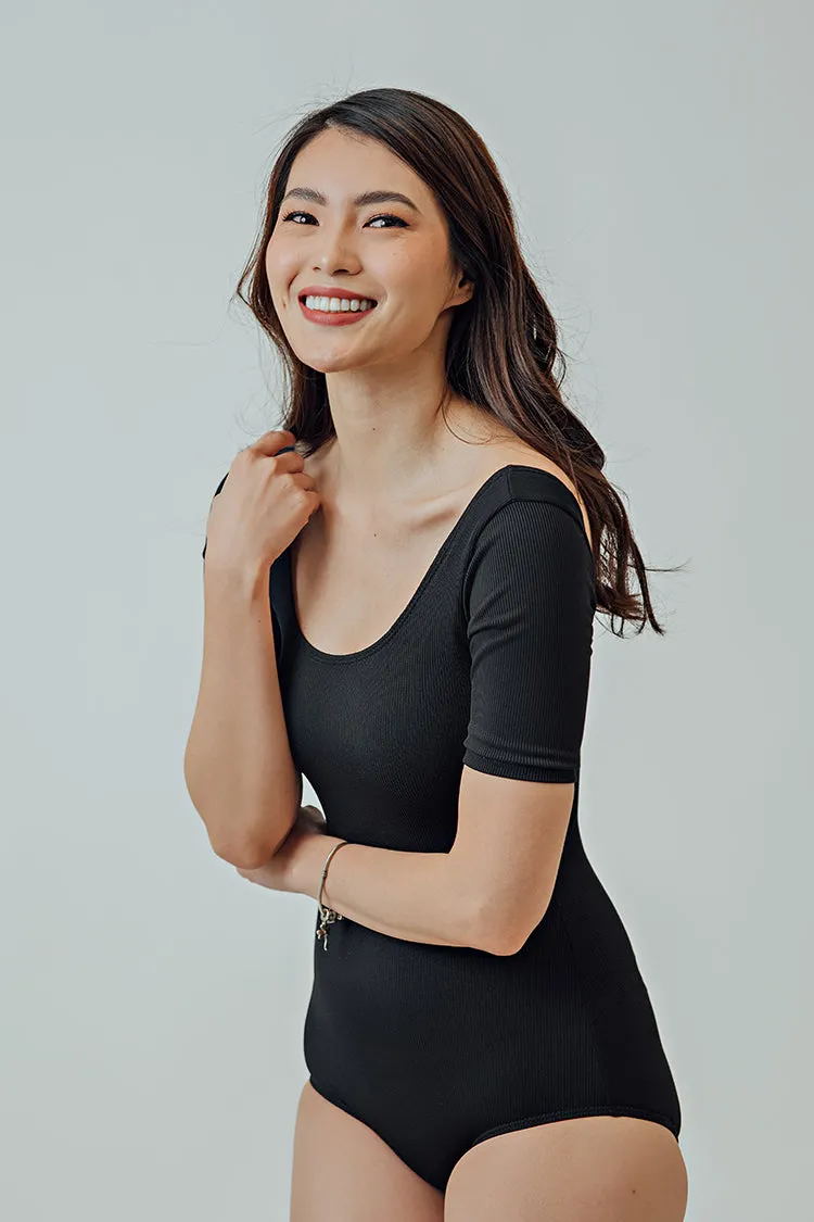 Julia Classic Short Sleeve One Piece Swimsuit
