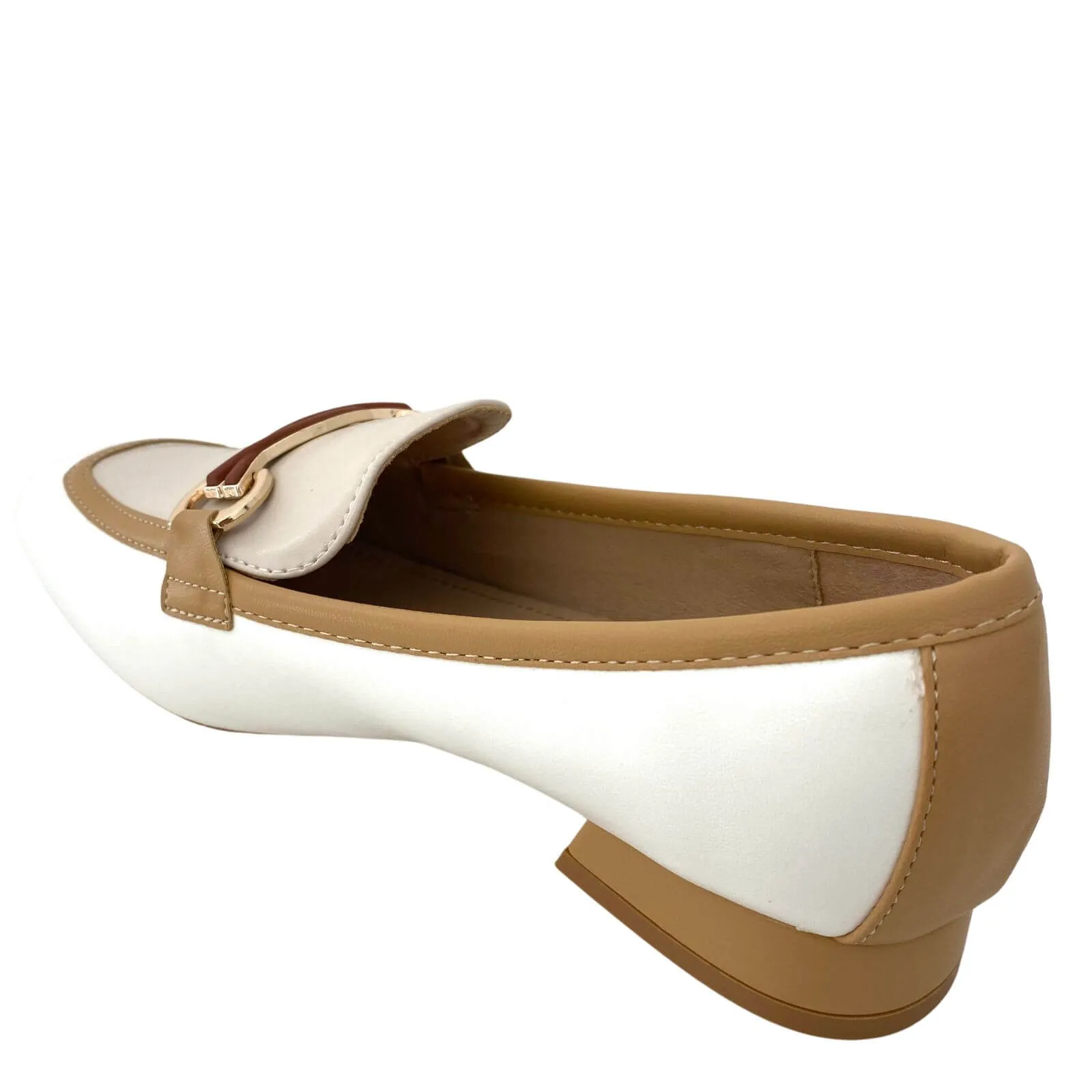 Kate Appleby Corby Slimline Loafers - Nude Cream