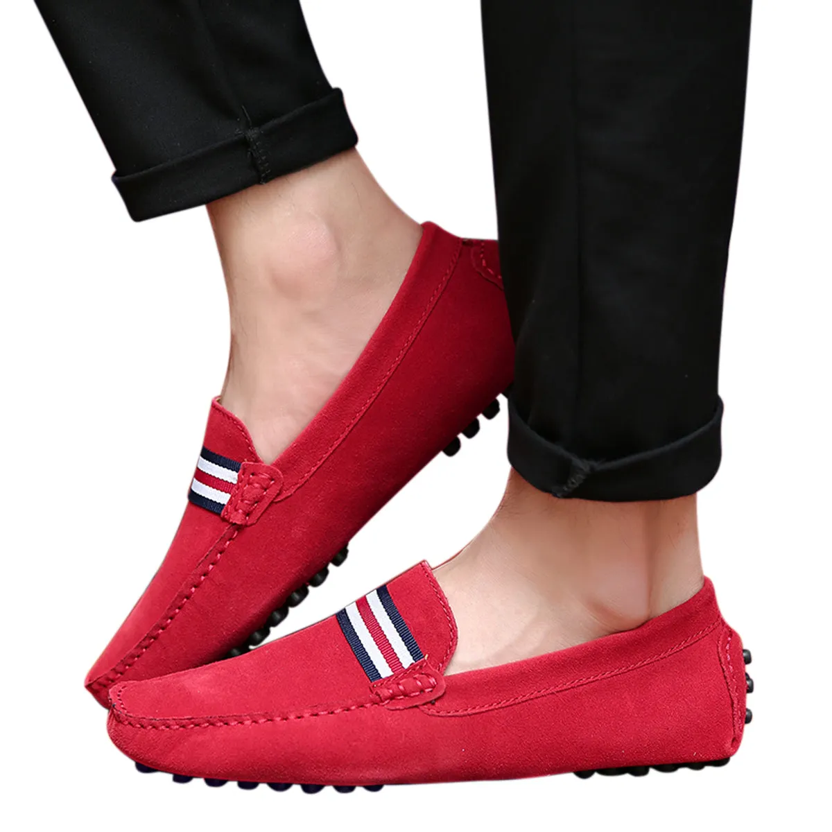 Men's Classic Nubuck Driving Moccasins