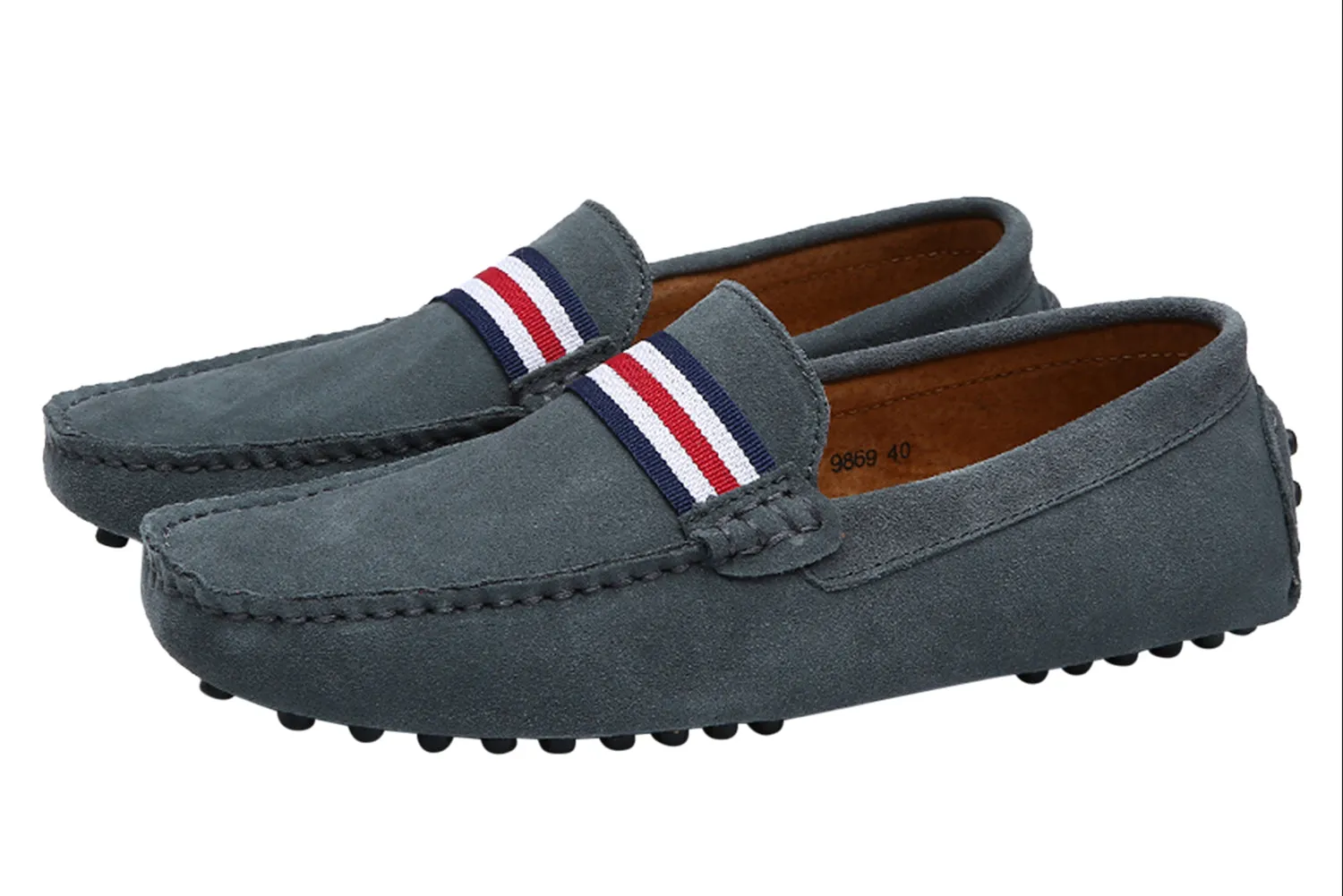Men's Classic Nubuck Driving Moccasins