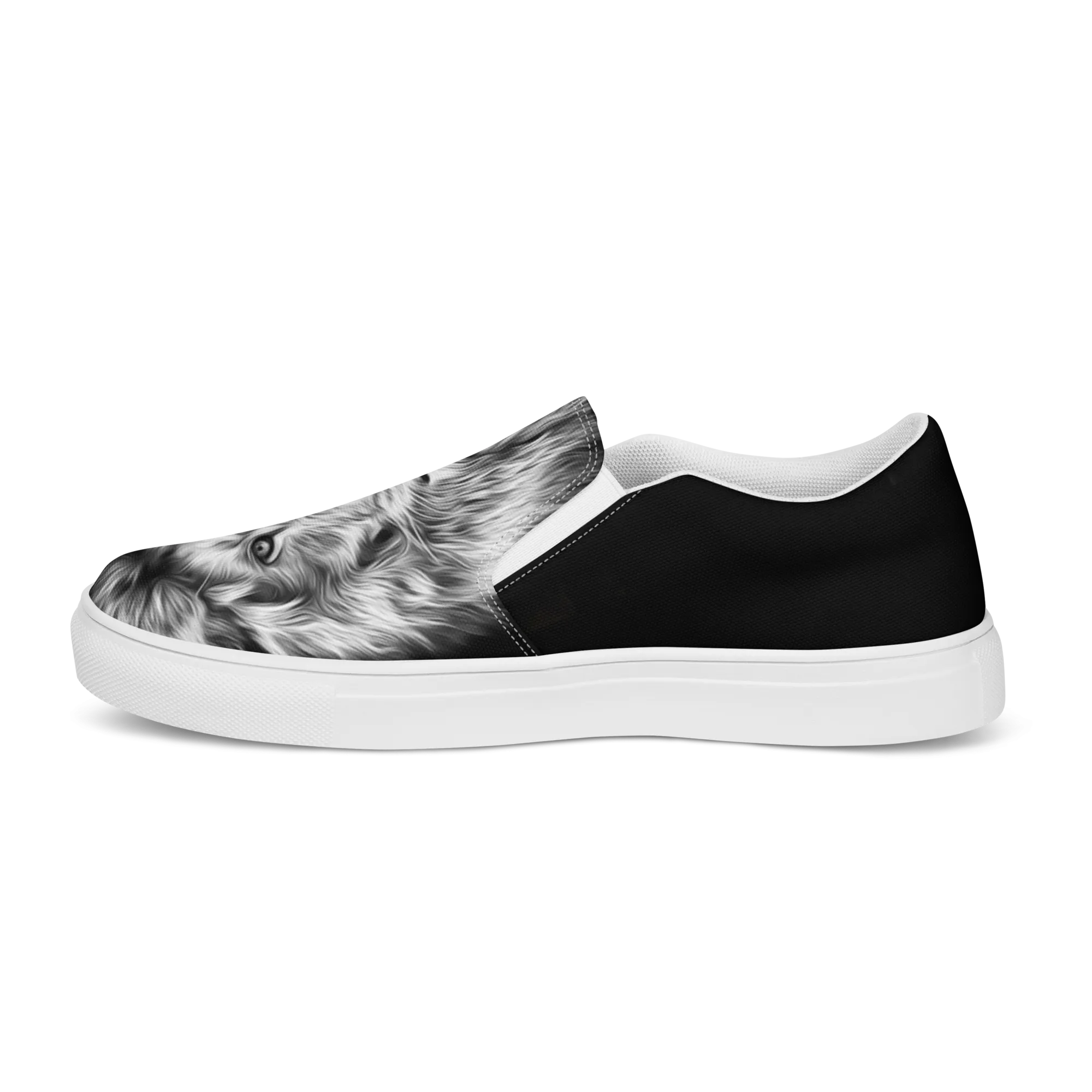 Men’s slip-on canvas shoes - Lion