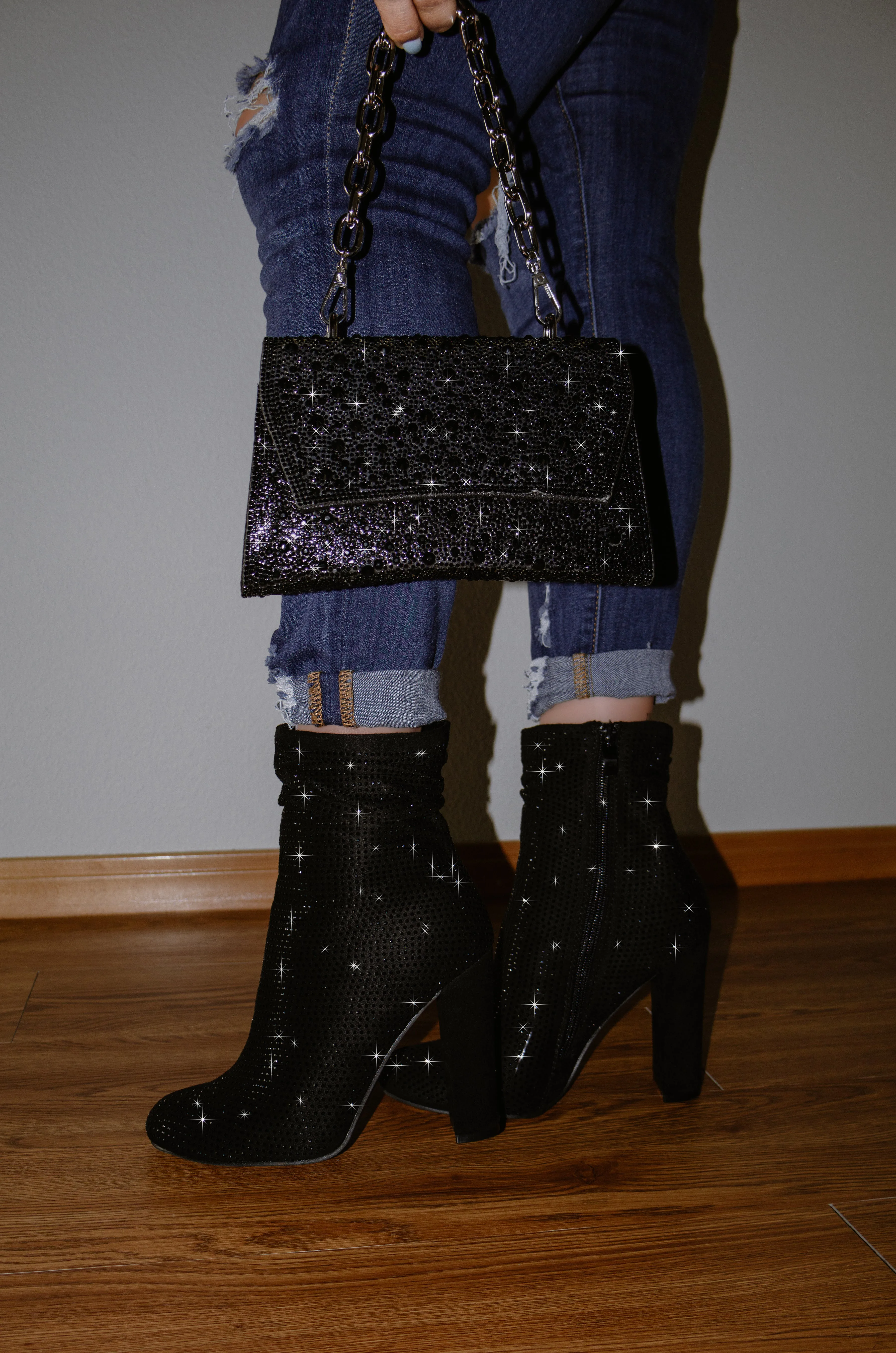 Mirage - Embellished Ankle Boots
