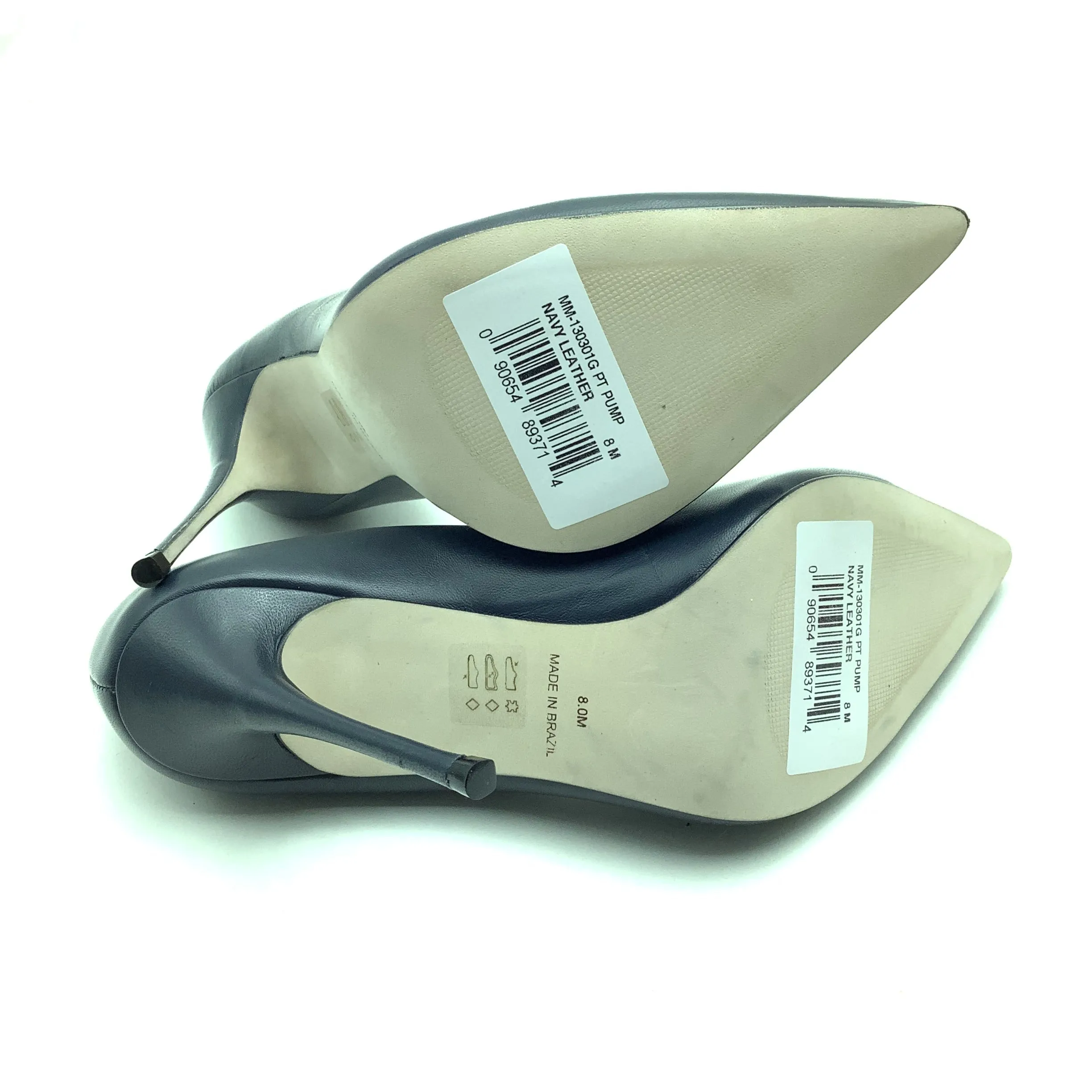 Mossimo Mateo Pumps Leather Navy Size: 7.5