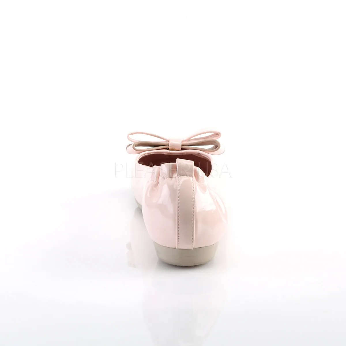 Pleaser Shoes Baby Pink Flats