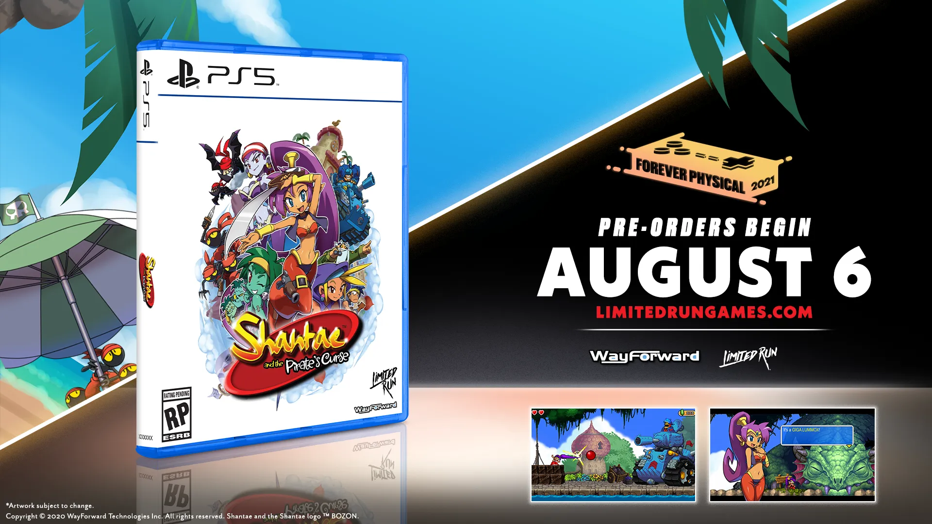 PS5 Limited Run #5: Shantae and the Pirate's Curse