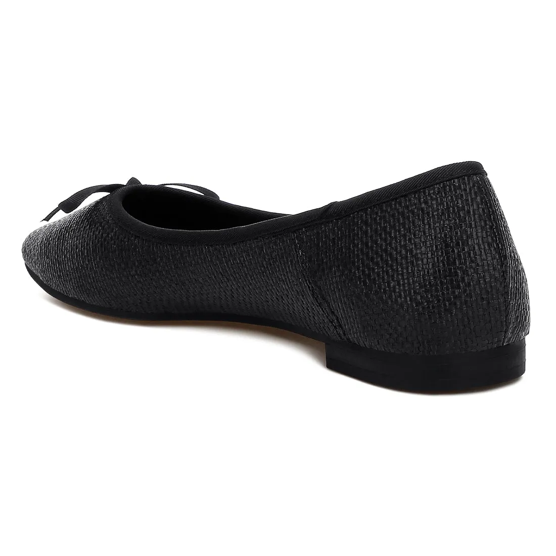 Raffia Ballet Flats