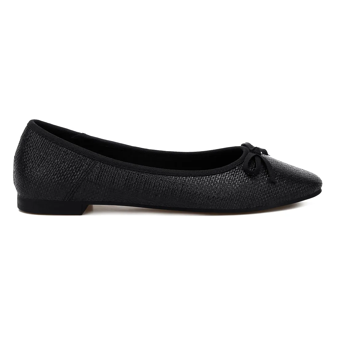 Raffia Ballet Flats