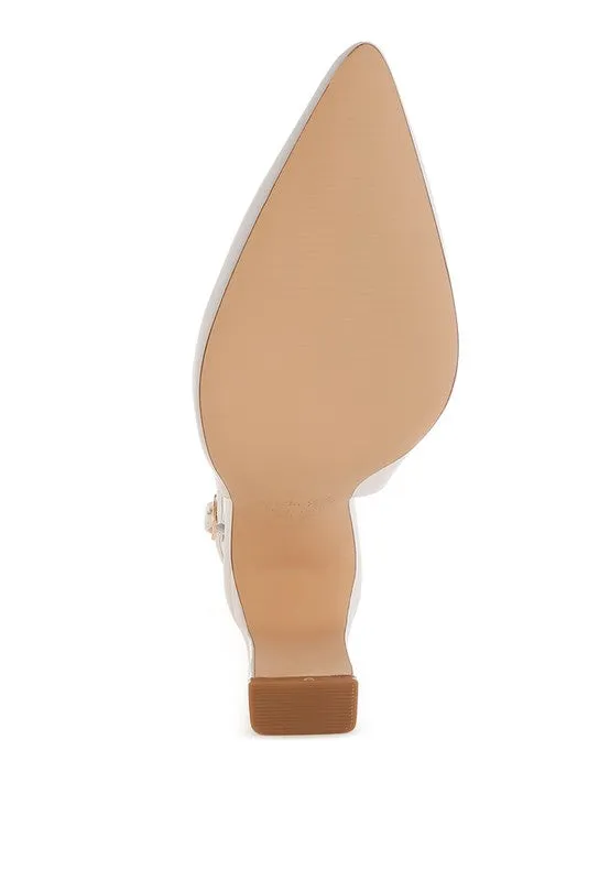 Sarka Pointy Toe Slingback Pumps