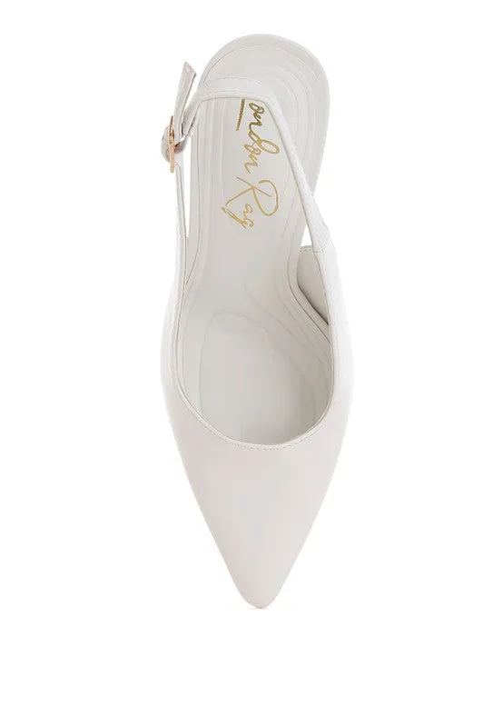 Sarka Pointy Toe Slingback Pumps