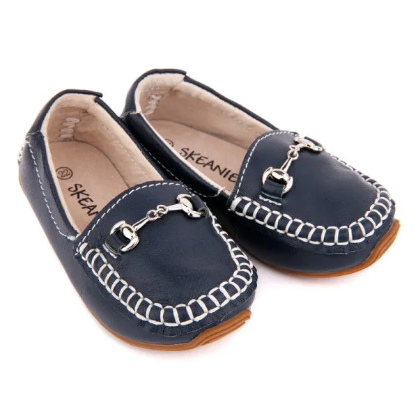 SKEANIES CLASSIC LOAFERS - NAVY