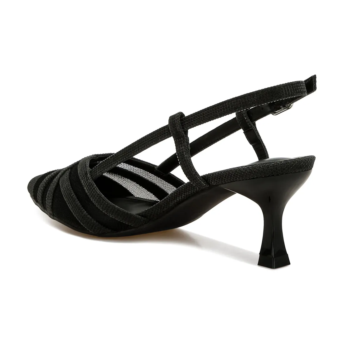 Slingback Kitten Heel Sandals