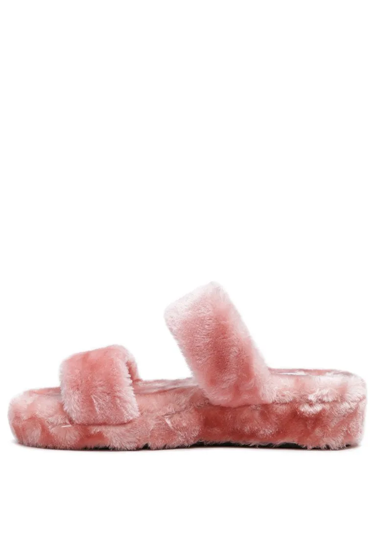 Smoothie Fur Slip-On Flats