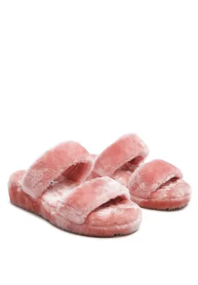 Smoothie Fur Slip-On Flats