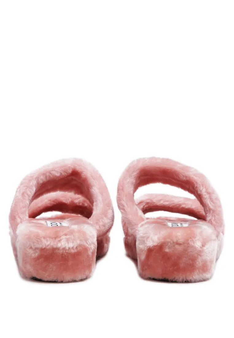 Smoothie Fur Slip-On Flats