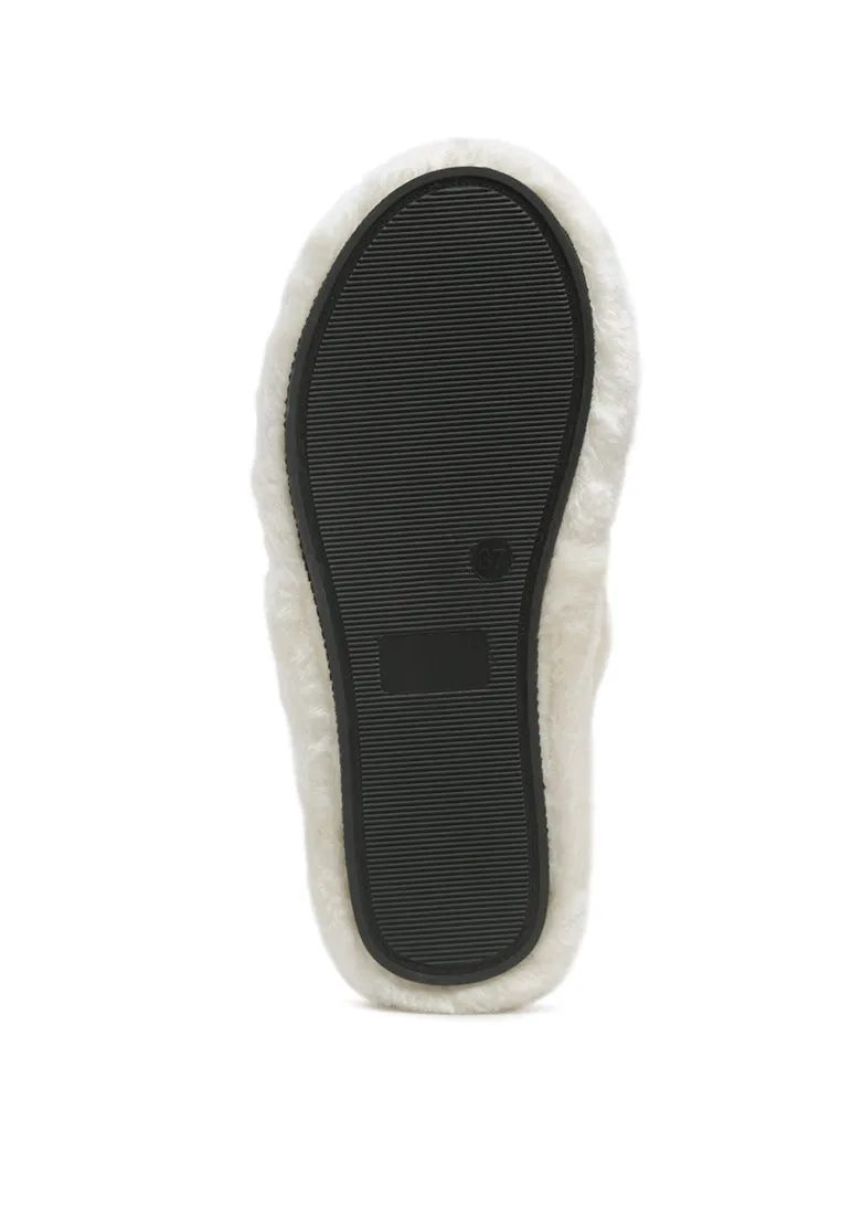 Smoothie Fur Slip-On Flats
