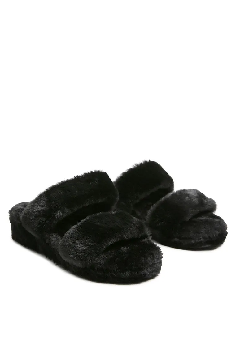 Smoothie Fur Slip-On Flats