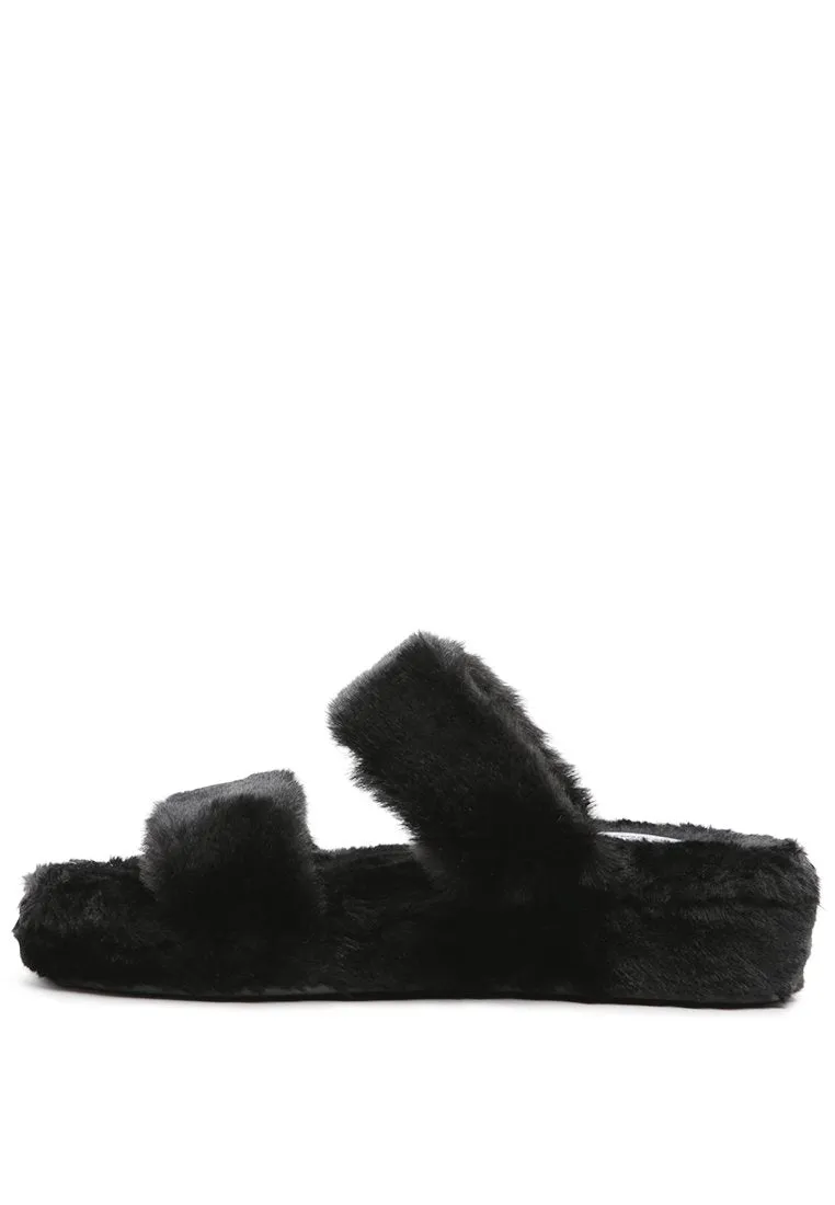Smoothie Fur Slip-On Flats