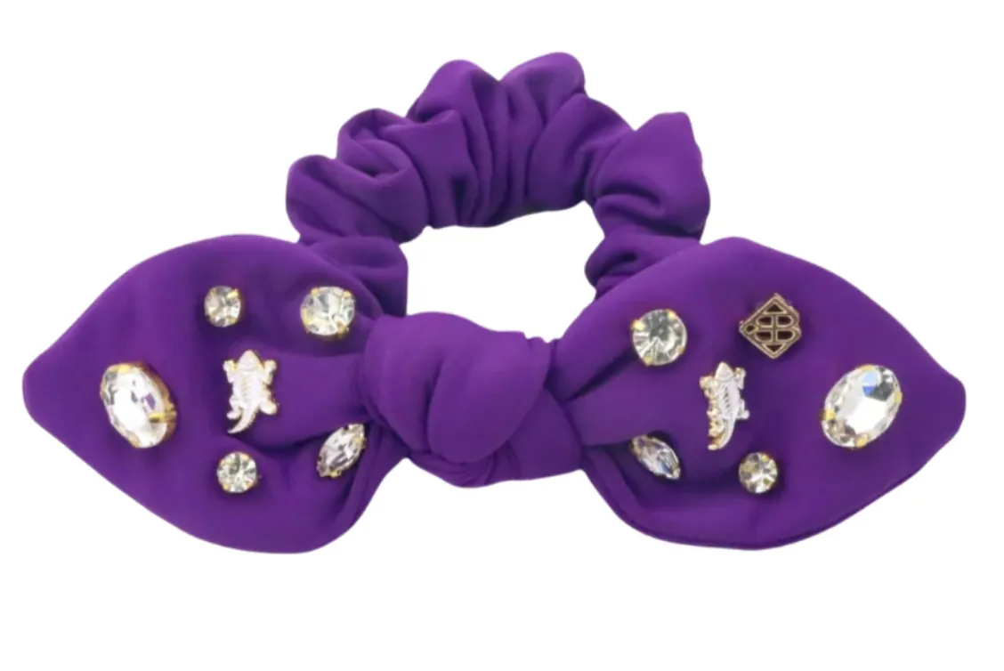 TCU Bow Scrunchie