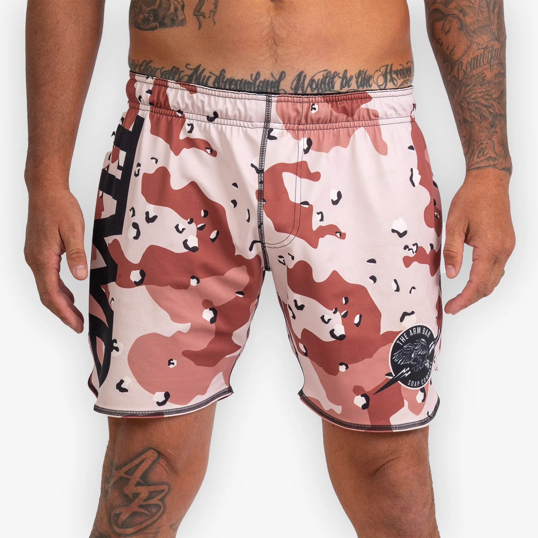 The Desert Combat All-Terrain Flex™ Training Shorts - Chocolate Chip