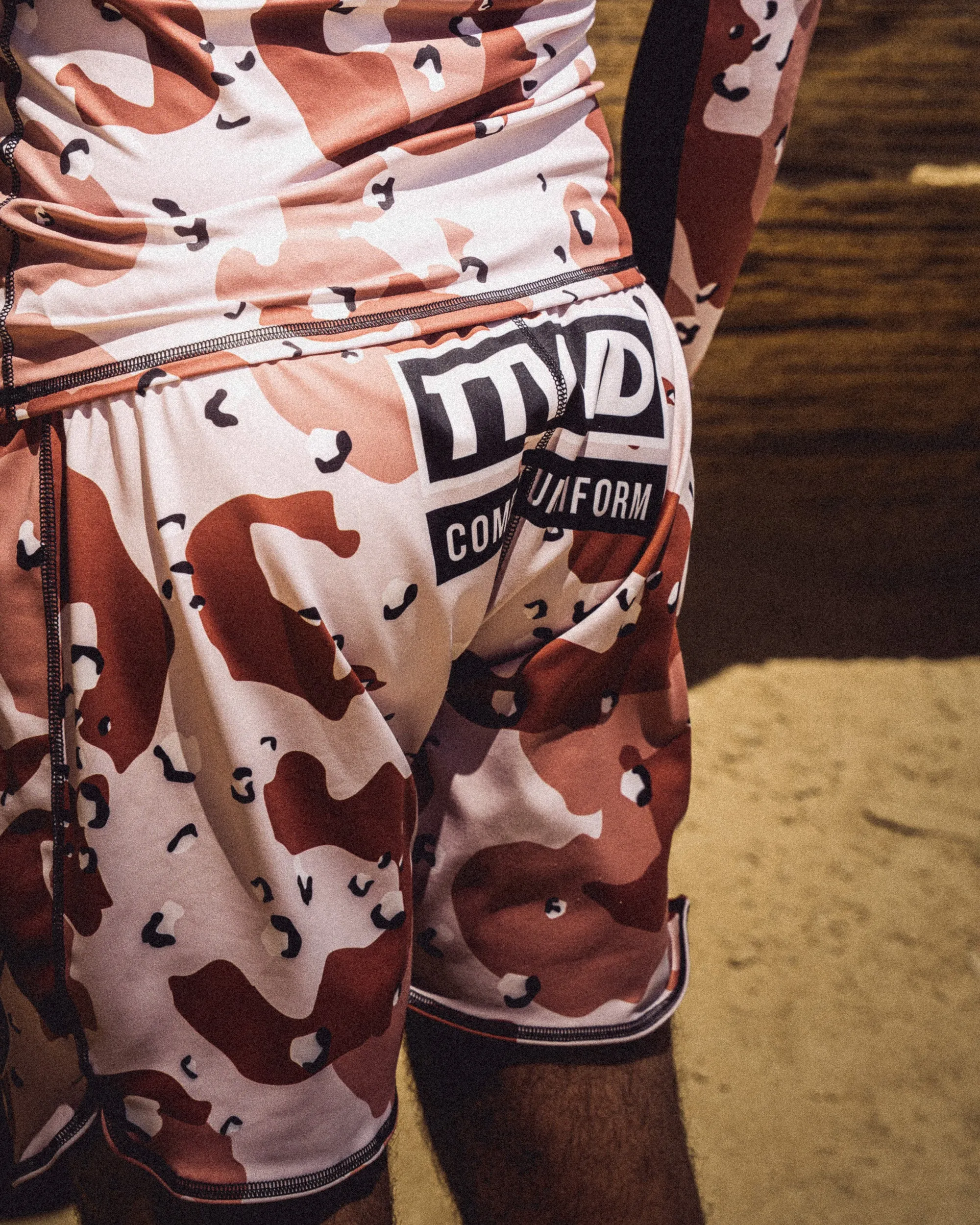 The Desert Combat All-Terrain Flex™ Training Shorts - Chocolate Chip