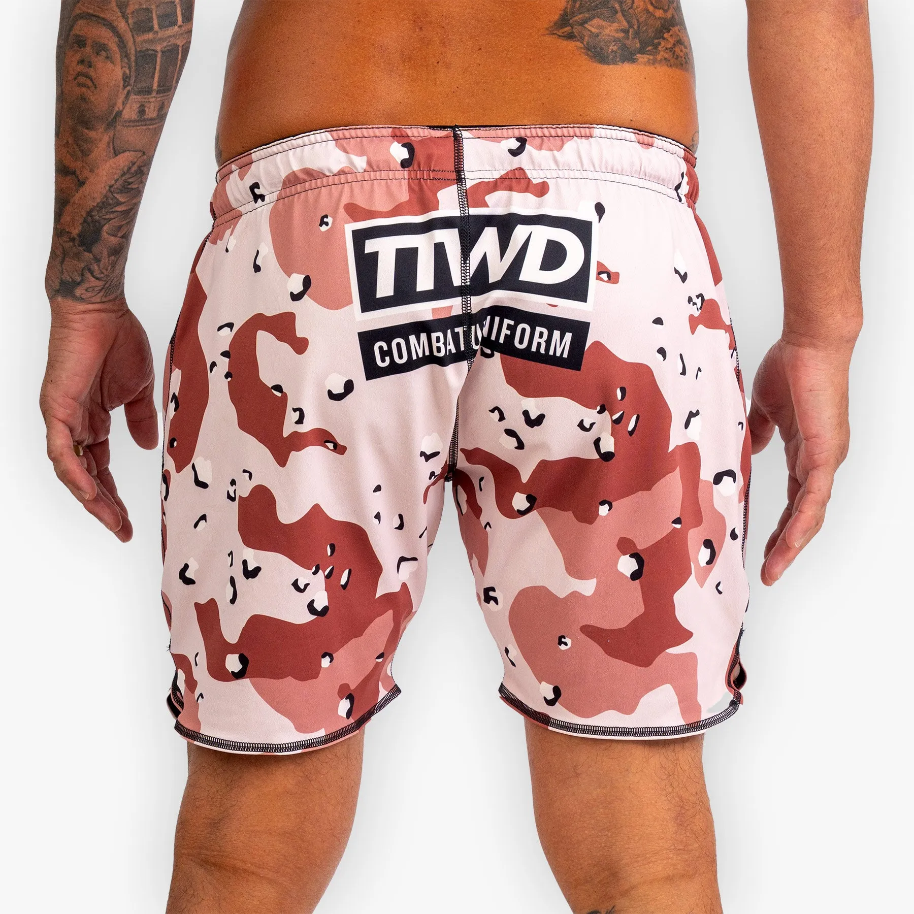 The Desert Combat All-Terrain Flex™ Training Shorts - Chocolate Chip